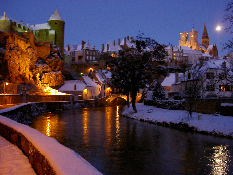 ночь в средневековом городе